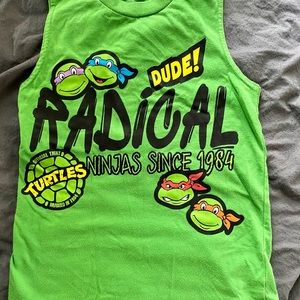 Boys size 5T sleeveless Ninja Turtles Tee